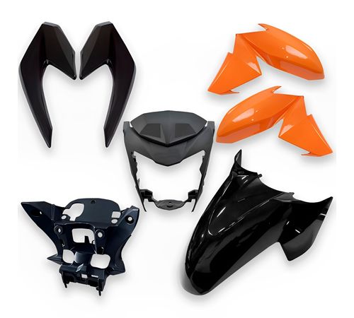 Kit Carenagem Completo CB 250 Twister 2019 Laranja