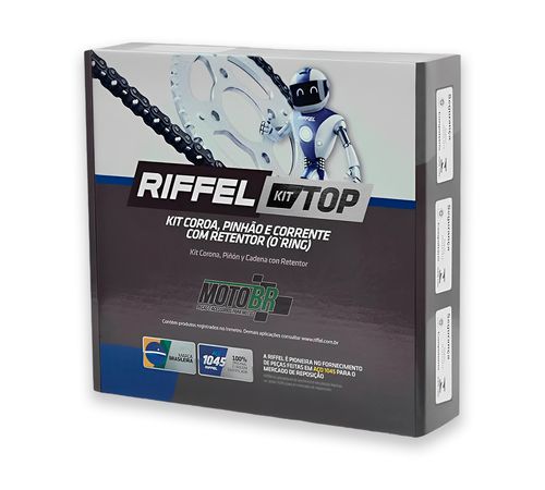 Kit Relação Fan 125 Cargo 125 2009 Até 2013 Com Retentor