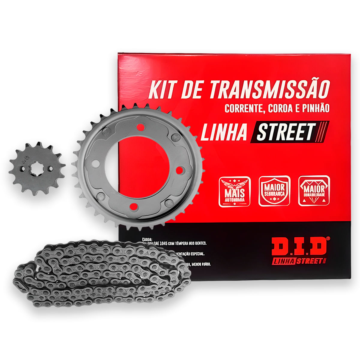 Kit Relação Pop 100 110 2015 em Diante sem Retentor - DID