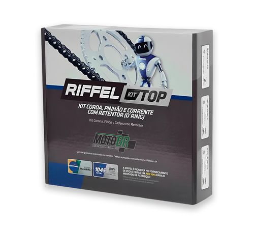 Kit Relação Titan 150 Fan 150 Start Cargo 150 Com Retentor
