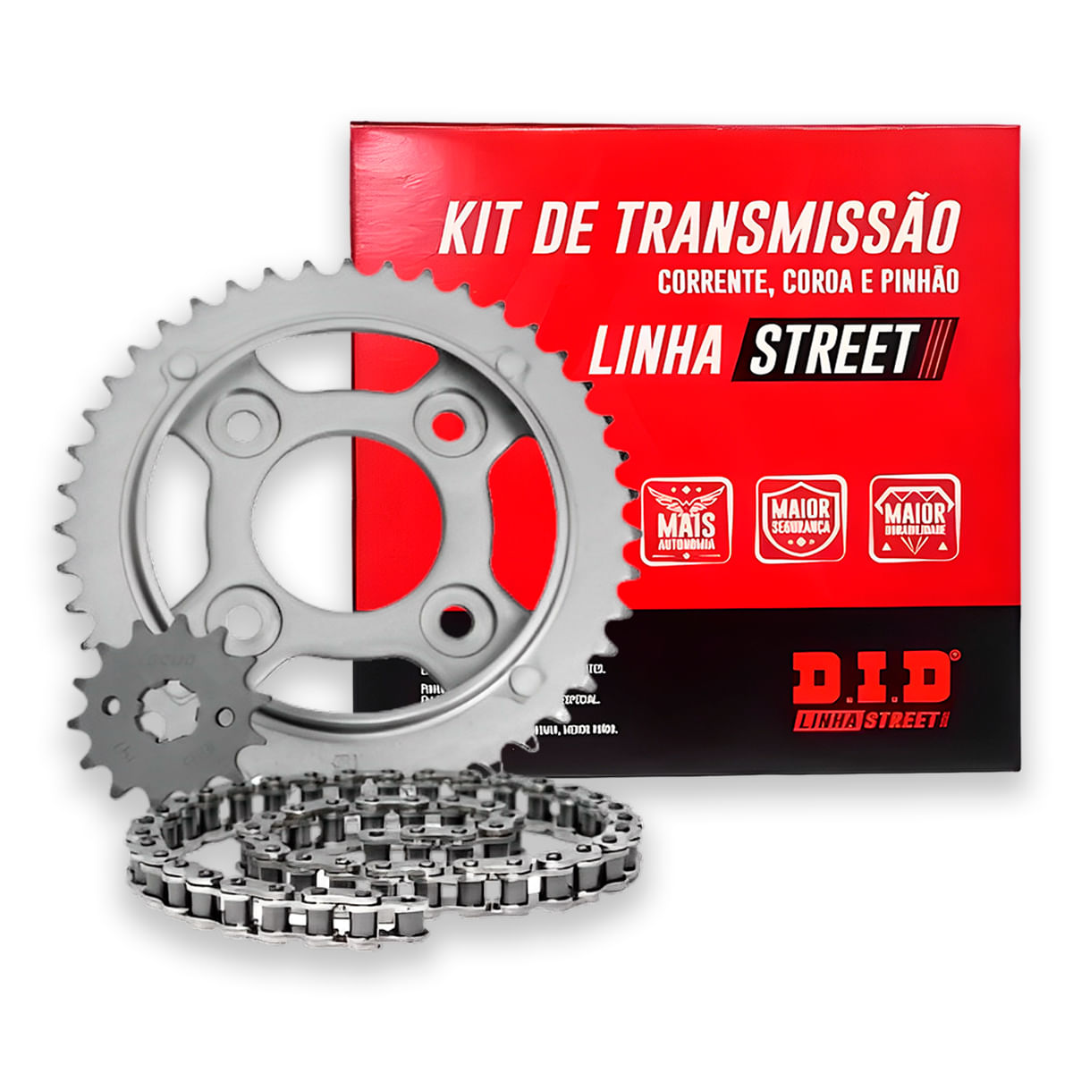 Kit Relação Titan 125 Fan 125 2009 A 2013 sem Retentor - DID