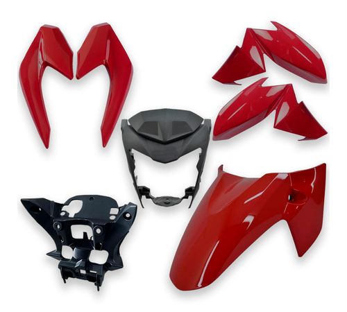 Kit Carenagem Completo CB 250 Twister 2019 Vermelho