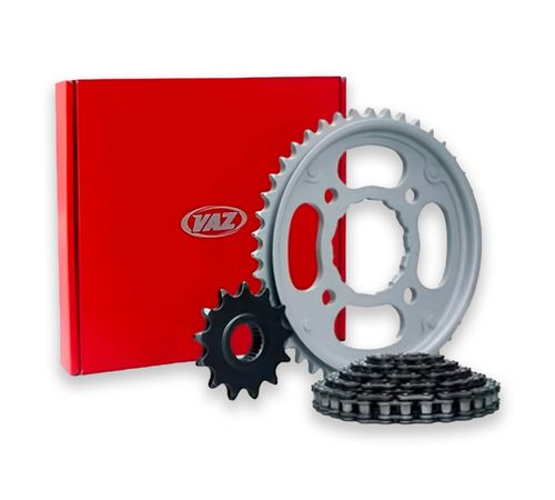 Kit Relação Crypton 115 2011 Em Diante Sem Retentor - Vaz