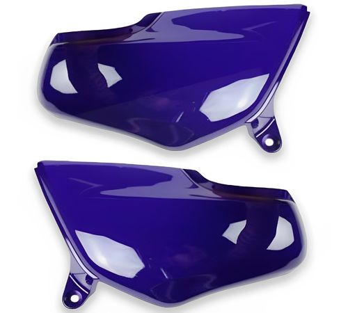 Tampa Lateral CG Titan 125 1998 A 1999 Azul Abrolhos Roxo