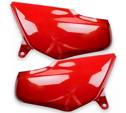 Tampa Lateral CG Titan 125 1999 Até 2000 Vermelho Ipiranga