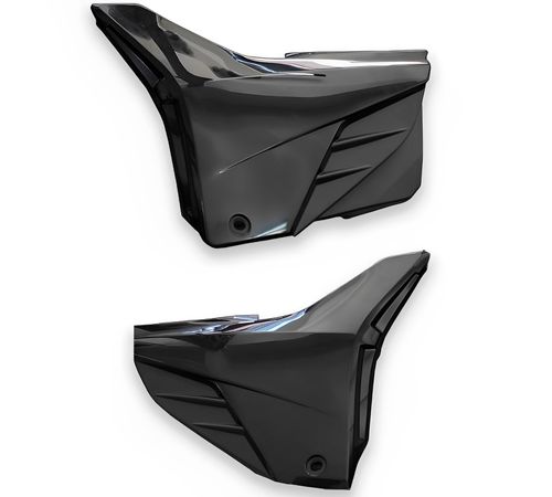 Tampa Lateral Fan 125 2014 A 2017 Preto Injetado - Sportive