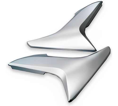 Tampa Lateral Titan 150 2009 A 2011 Prata Fosco - Sportive