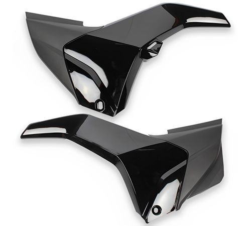 Complemento Tampa Lateral Titan 150 2014 Preto Fosco