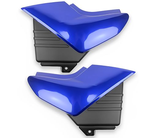 Tampa Lateral YBR 125 2000 A 2001 E 2008 Azul - Pro Tork