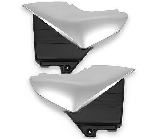 Tampa Lateral YBR 125 2000 Até 2002 Prata - Pro Tork