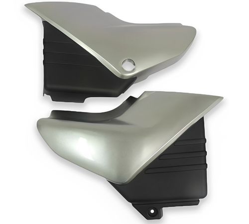 Tampa Lateral YBR 125 2004 Até 2008 Prata - Pro Tork