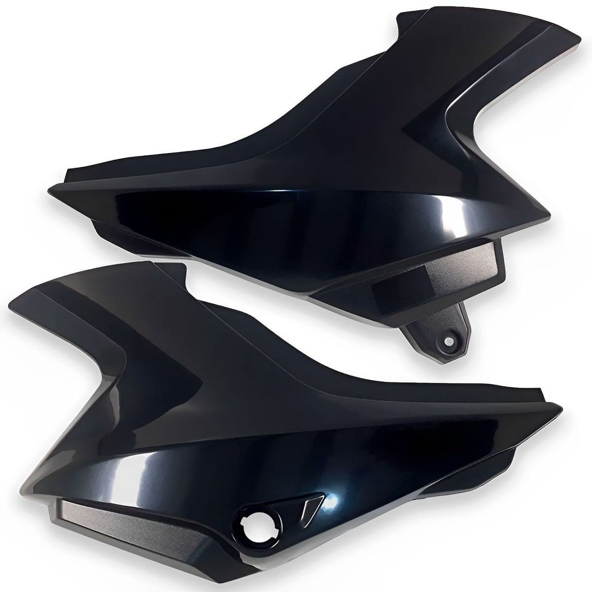 Tampa Lateral YBR Factor 125 2013 Até 2016 Preto - Sportive