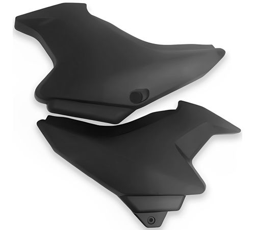 Tampa Lateral YBR Factor 125 2013 Até 2016 Preto Fosco