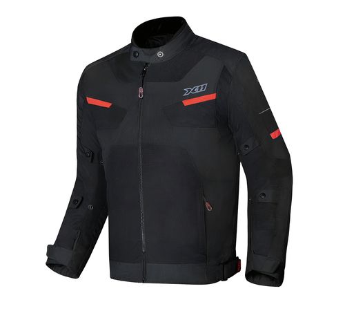 Jaqueta X11 Breeze 2 Masculina Preta Vermelha