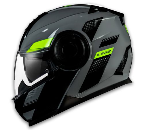 Capacete LS2 FF902 Scope Max Preto Amarelo