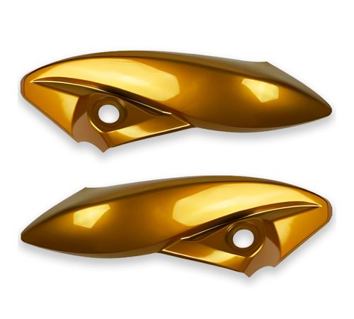 Carenagem Lateral Farol CB 300 2009 Até 2011 Amarelo Caju