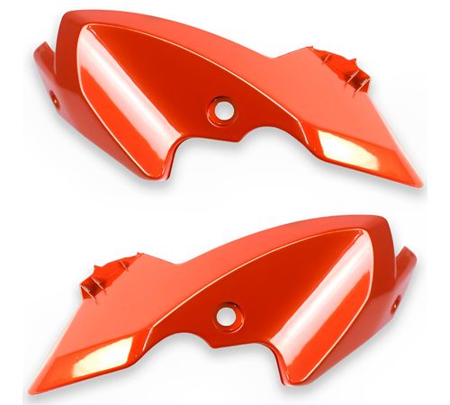 Carenagem Lateral Farol YBR 150 Factor 2016 A 2017 Laranja