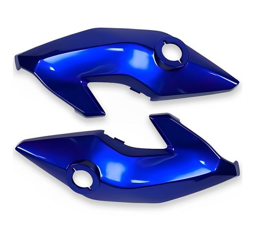 Carenagem Farol Lateral Titan 150 Fan 150 2014 Azul Pérola