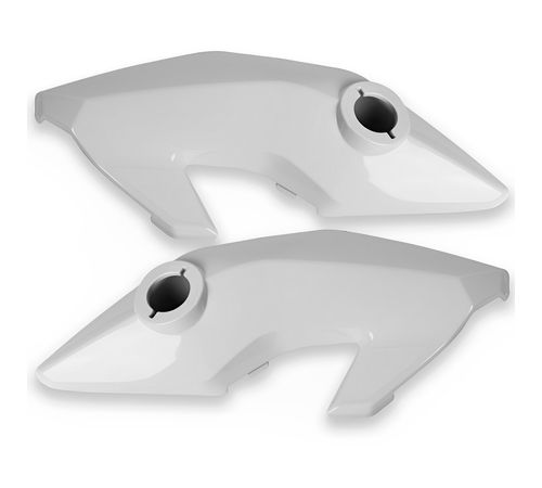 Carenagem Farol Lateral Titan 150 2014 Até 2015 Branco Ross