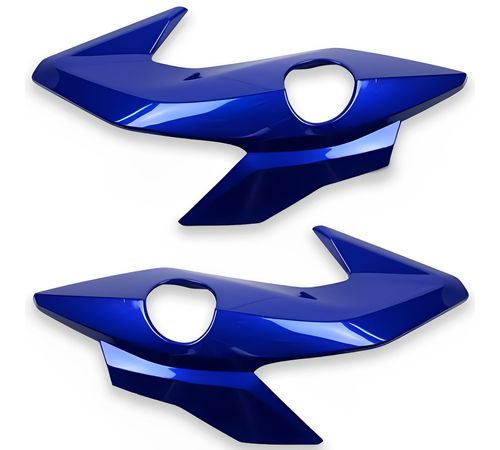 Carenagem Farol Lateral Titan 160 2018 Até 2021 Azul Pérola