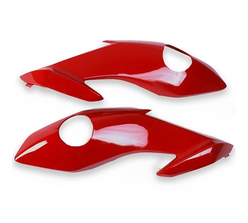 Carenagem Farol Lateral Fan 160 2022 A 2023 Vermelho Pérola