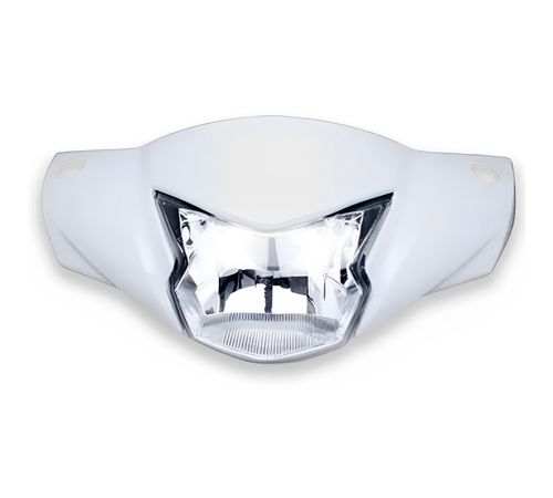 Frente Farol Completo Biz 110 2018 A 2023 Branco - Sportive
