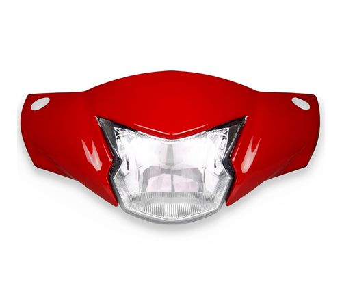 Frente Farol Completo Biz 110 2018 E 2022 A 2023 Vermelho