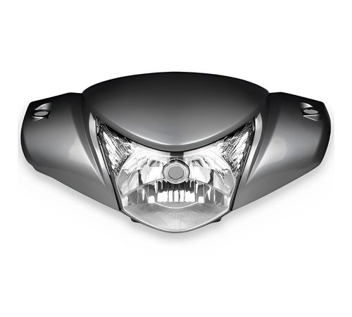 Frente Farol Completo Biz 125 ES 2015 Prata Metálico