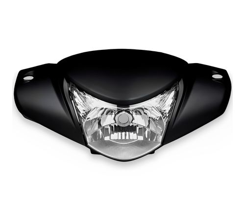 Frente Farol Completo Biz 100 125 2011 Até 2015 Preto Fosco