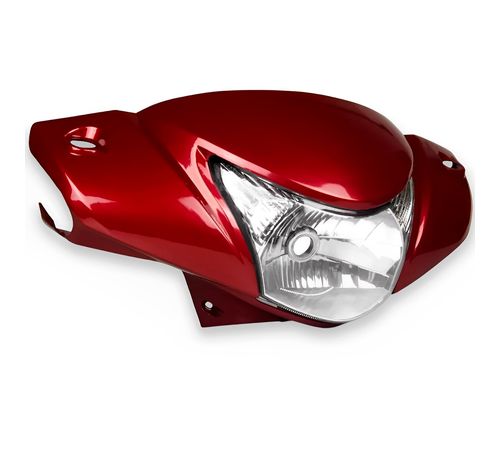 Frente Farol Completo Biz 125 Es 2013 Até 2015 Vermelho