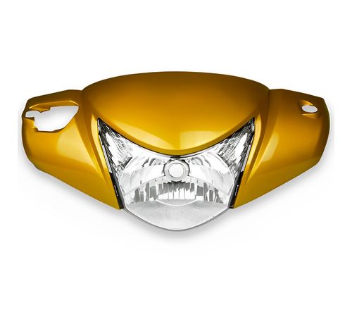 Frente Farol Completo Biz 125 + Ex 2011 Amarelo - Sportive