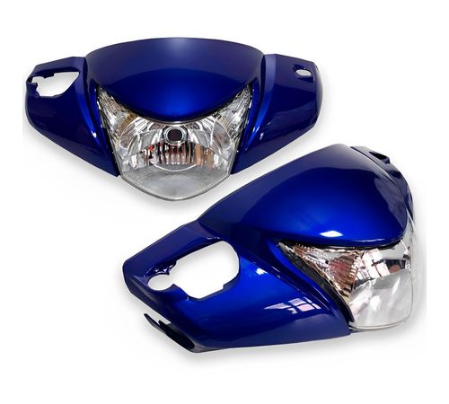 Frente Farol Completo Biz 125 Ex 2014 E 2017 Azul - Sportive