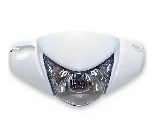 Frente Farol Completo Biz 125 Ex 2013 Até 2014 Branco