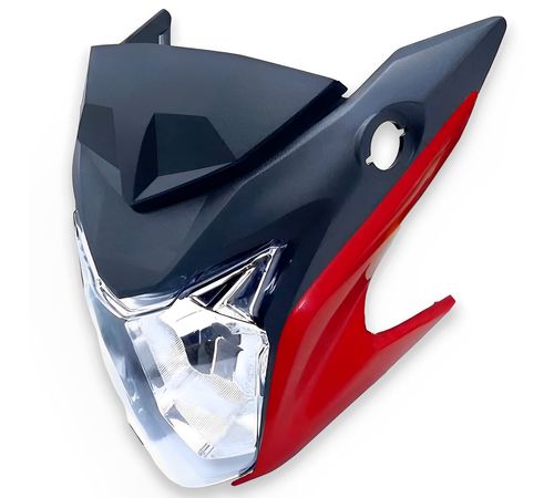 Frente Farol Completo CB 250 Twister 2016 E 2018 Vermelho