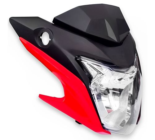 Frente Farol CB 250 Twister 2017 E 2021 A 2022 Vermelho