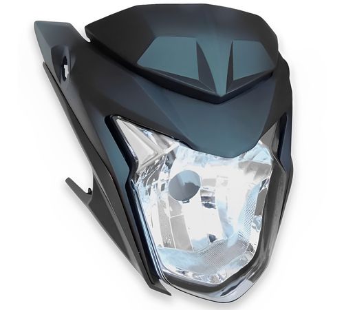 Frente Farol Completo CB 250 Twister 2021 2022 Cinza Fosco