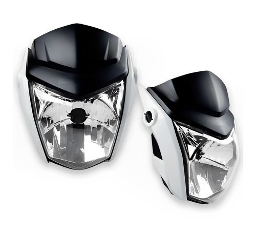 Frente Farol Completo Titan 150 Fan 125 2014 A 2015 Branco