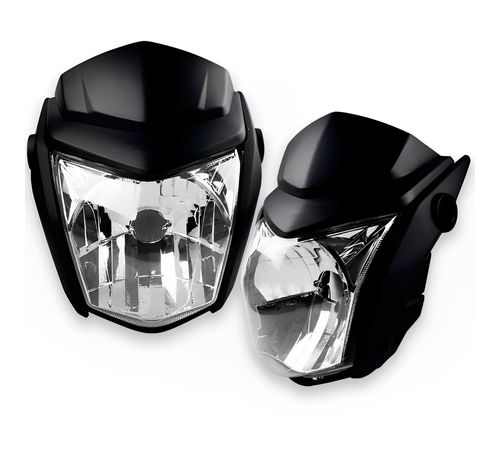 Frente Farol Titan 150 Fan 125 150 2014 A 2015 Preto Fosco