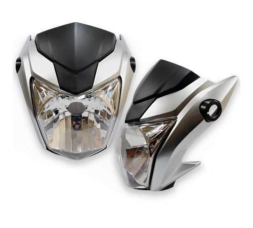 Frente Farol Completo Titan 160 2019 Prata Metálico