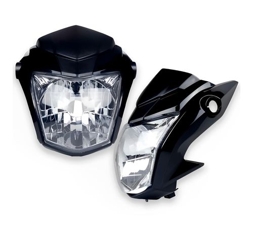 Frente Farol Completo Titan 160 2016 A 2021 Preto Injetado