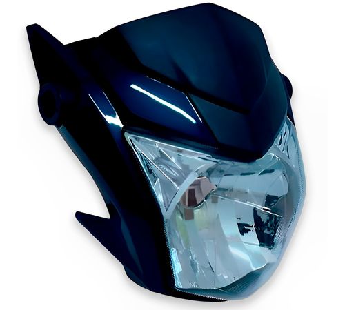 Frente Farol Completo Titan 160 2020 A 2021 Azul - Sportive