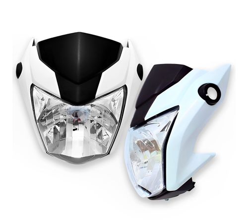 Frente Farol Completo Titan 160 2020 Branco Perolizado