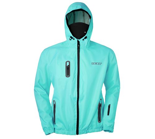 Jaqueta Texx Corta Vento V2 Neon Azul Bebê
