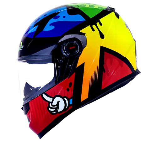 Capacete LS2 FF358 Masterpiece Hv Amarelo