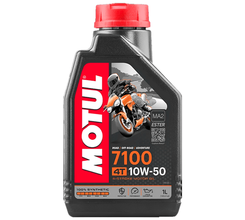 Óleo Motul 4 Tempos 4T 10W50 Sintético 7100 1Lt