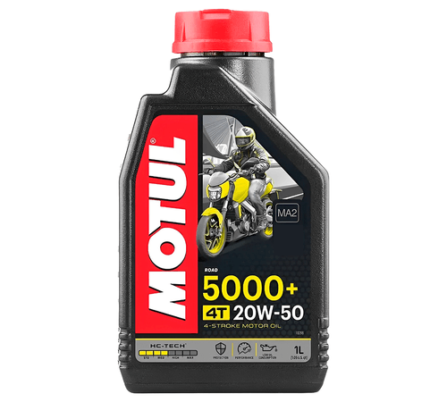 Óleo Motul 5000+ 4 Tempos 4T 20W50 Semissintético 1Lt