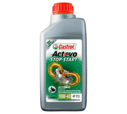 Óleo Castrol Actevo 4 Tempos 4T 10W40 Semissintético 1Lt