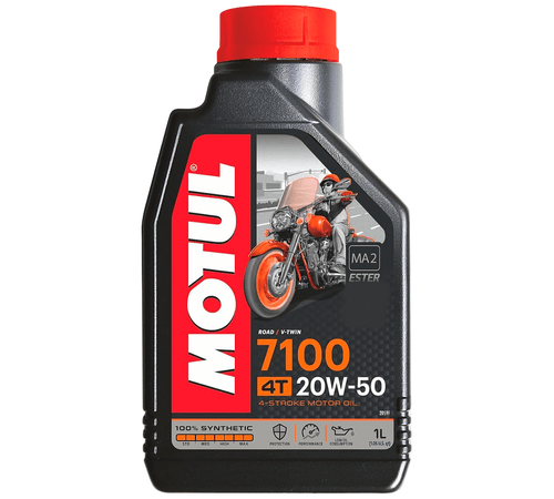 Óleo Motul 7100 4 Tempos 4T 20W50 Sintético 1Lt