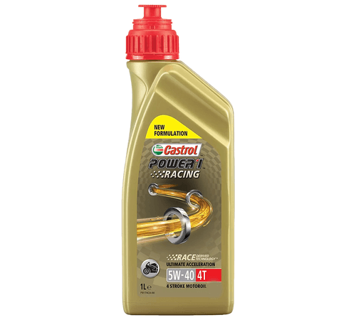 Óleo Castrol Power 1 Racing 4 Tempos 4T 5W40 Sintético 1Lt