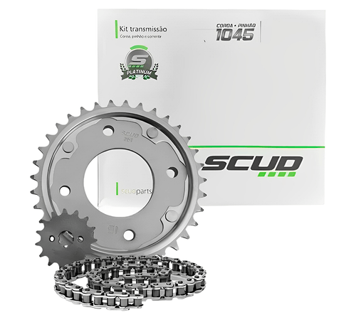 Kit Relação Biz 100 2013 Até 2015 Sem Retentor - Scud
